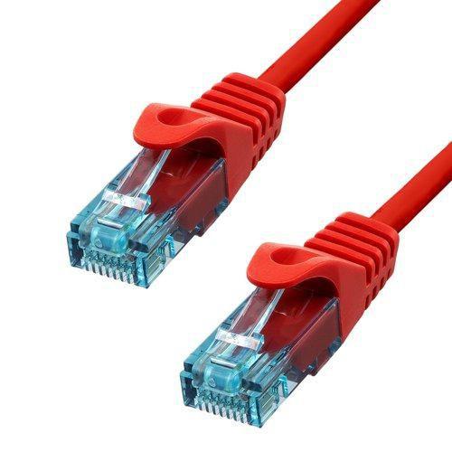 ProXtend 6AUTP-002R cavo di rete Rosso 0,2 m Cat6a U/UTP [UTP] (CAT6A U/UTP CU LSZH Ethernet - Cable Red 20cm - Warranty: 360M)