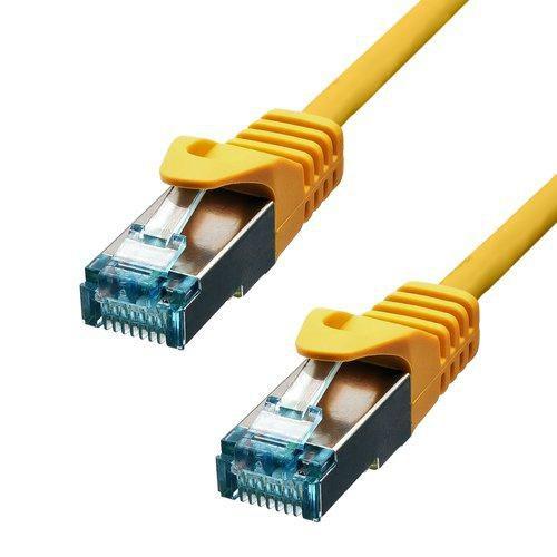 ProXtend 6ASFTP-003Y cavo di rete Giallo 0,3 m Cat6a S/FTP [S-STP] (CAT6A S/FTP CU LSZH Ethernet - Cable Yellow 30cm - Warranty