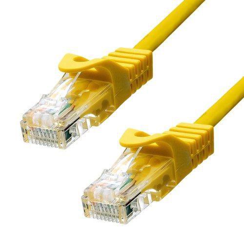 ProXtend 5UTP-005Y cavo di rete Giallo 0,5 m Cat5e U/UTP [UTP] (CAT5e U/UTP CU PVC Ethernet - Cable Yellow 50cm - Warranty: 360