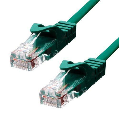 ProXtend 5UTP-01GR cavo di rete Verde 1 m Cat5e U/UTP [UTP] (CAT5e U/UTP CU PVC Ethernet - Cable Green 1m - Warranty: 360M)