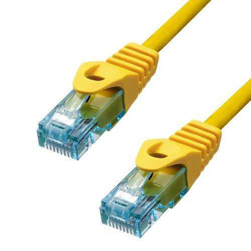 ProXtend 6AUTP-005Y cavo di rete Giallo 0,5 m Cat6a U/UTP [UTP] (CAT6A U/UTP CU LSZH Ethernet - Cable Yellow 50cm - Warranty: 3