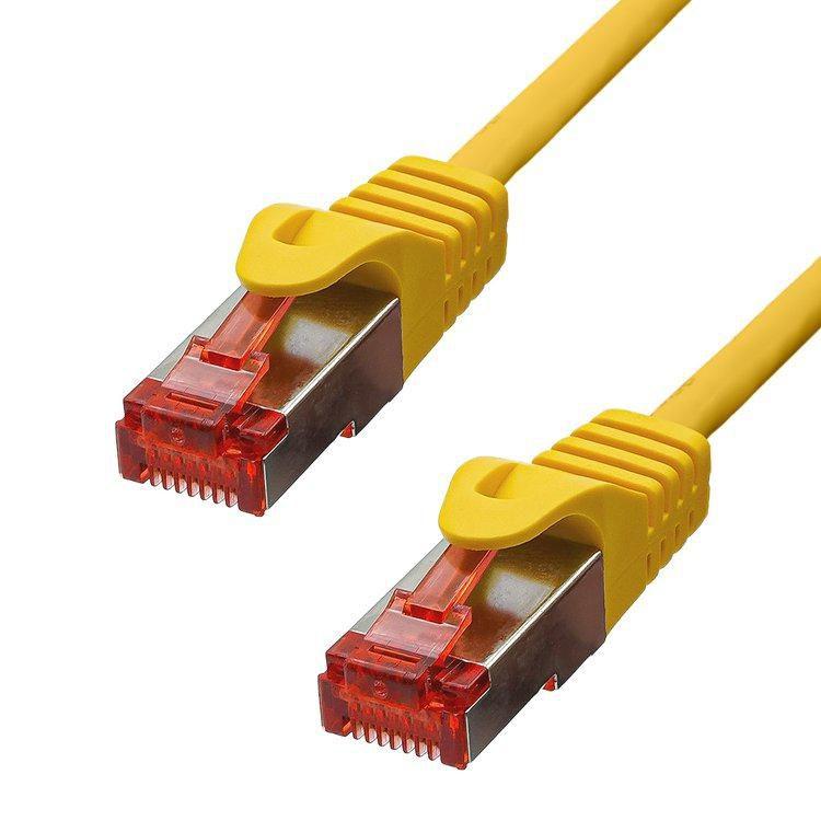 ProXtend 6FUTP-003Y cavo di rete Giallo 0,3 m Cat6 F/UTP [FTP] (CAT6 F/UTP CU LSZH Ethernet - Cable Yellow 30cm - Warranty: 360