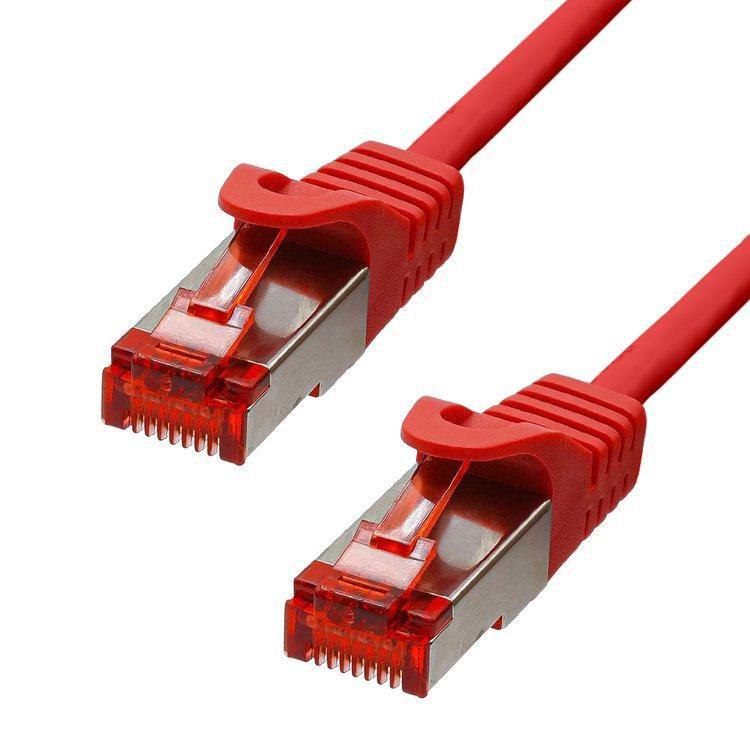 ProXtend 6FUTP-005R cavo di rete Rosso 0,5 m Cat6 F/UTP [FTP] (CAT6 F/UTP CU LSZH Ethernet - Cable Red 50cm - Warranty: 360M)