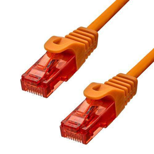 ProXtend 6UTP-0025O cavo di rete Arancione 0,25 m Cat6 U/UTP [UTP] (CAT6 U/UTP CU LSZH Ethernet - Cable Orange 25cm - Warranty: