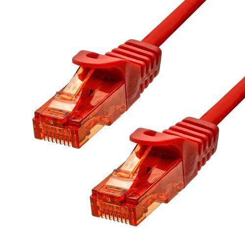 ProXtend 6UTP-002R cavo di rete Rosso Cat6 U/UTP [UTP] (CAT6 U/UTP CU LSZH Ethernet - Cable Red 20cm - Warranty: 360M)