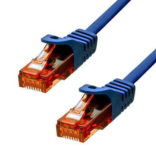 ProXtend 6UTP-003BL cavo di rete Blu Cat6 U/UTP [UTP] (CAT6 U/UTP CU LSZH Ethernet - Cable Blue 30cm - Warranty: 360M)