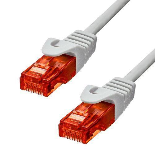 ProXtend 6UTP-005G cavo di rete Grigio Cat6 U/UTP [UTP] (CAT6 U/UTP CU LSZH Ethernet - Cable Grey 50cm - Warranty: 360M)