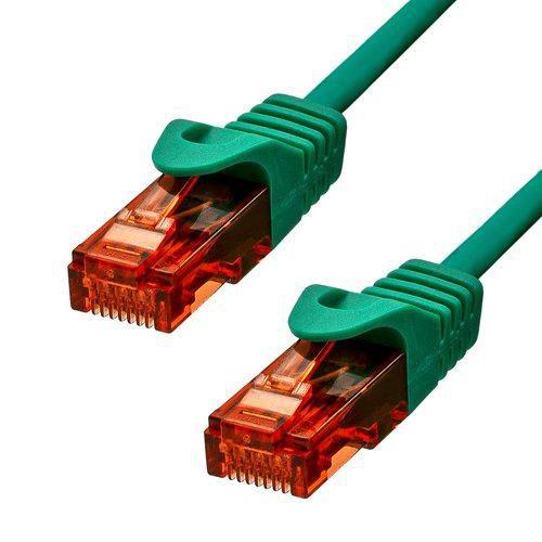 ProXtend 6UTP-01GR cavo di rete Verde 1 m Cat6 U/UTP [UTP] (CAT6 U/UTP CU LSZH Ethernet - Cable Green 1m - Warranty: 360M)