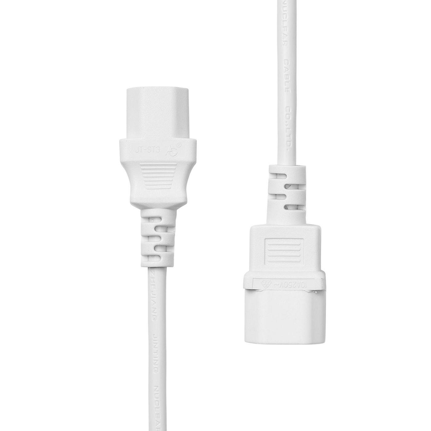 ProXtend PC-C13C14-001W cavo di alimentazione Bianco 1 m Accoppiatore C13 Accoppiatore C14 (ProXtend Power Extension Cord C13 t