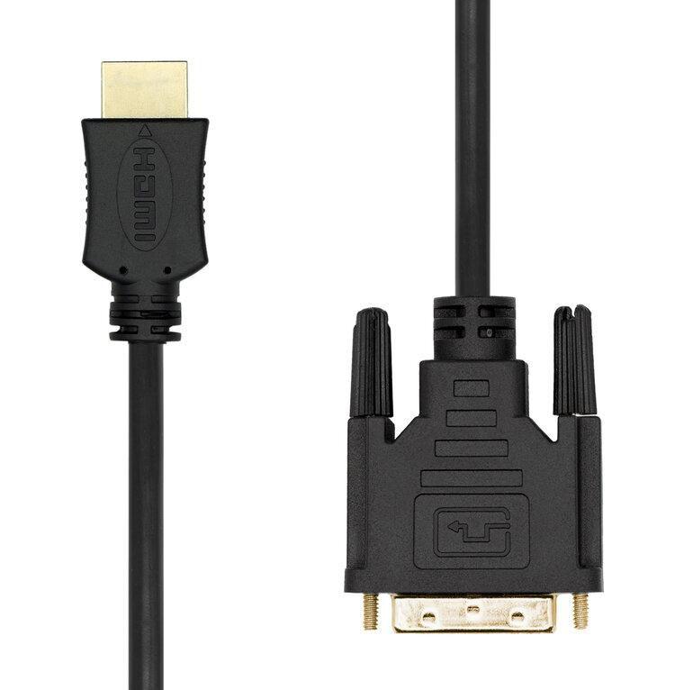 ProXtend HDMI-DVI181-0005 cavo e adattatore video 0,5 m HDMI tipo A (Standard) DVI-D Nero