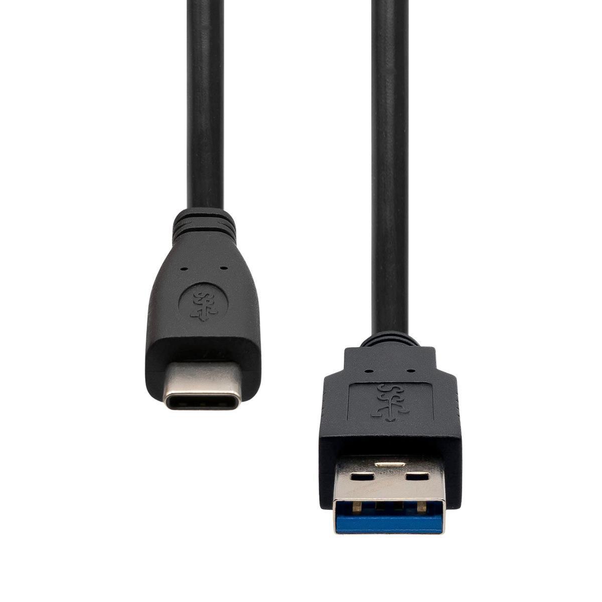 USB-C to USB A 3.0 cable 2M - black - Warranty: 360M