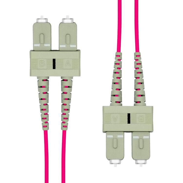 ProXtend FO-SCSCOM4D-002 cavo InfiniBand e in fibra ottica 2 m SC Viola (SC-SC UPC OM4 Duplex MM Fibre - Cable 2M - Warranty: 3