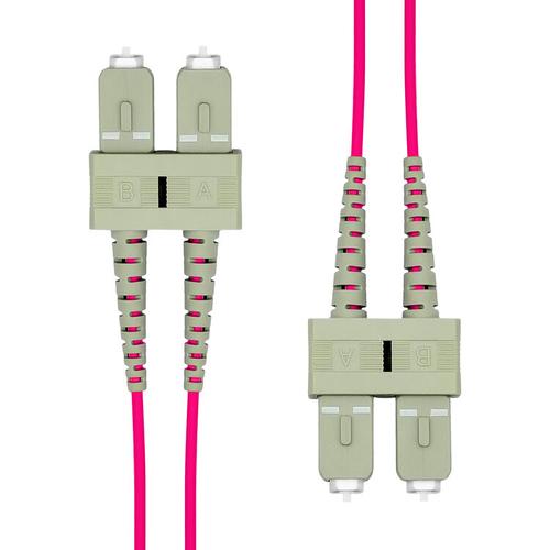 ProXtend FO-SCSCOM4D-001 cavo a fibre ottiche 1 m SC/UPC OM4 Viola