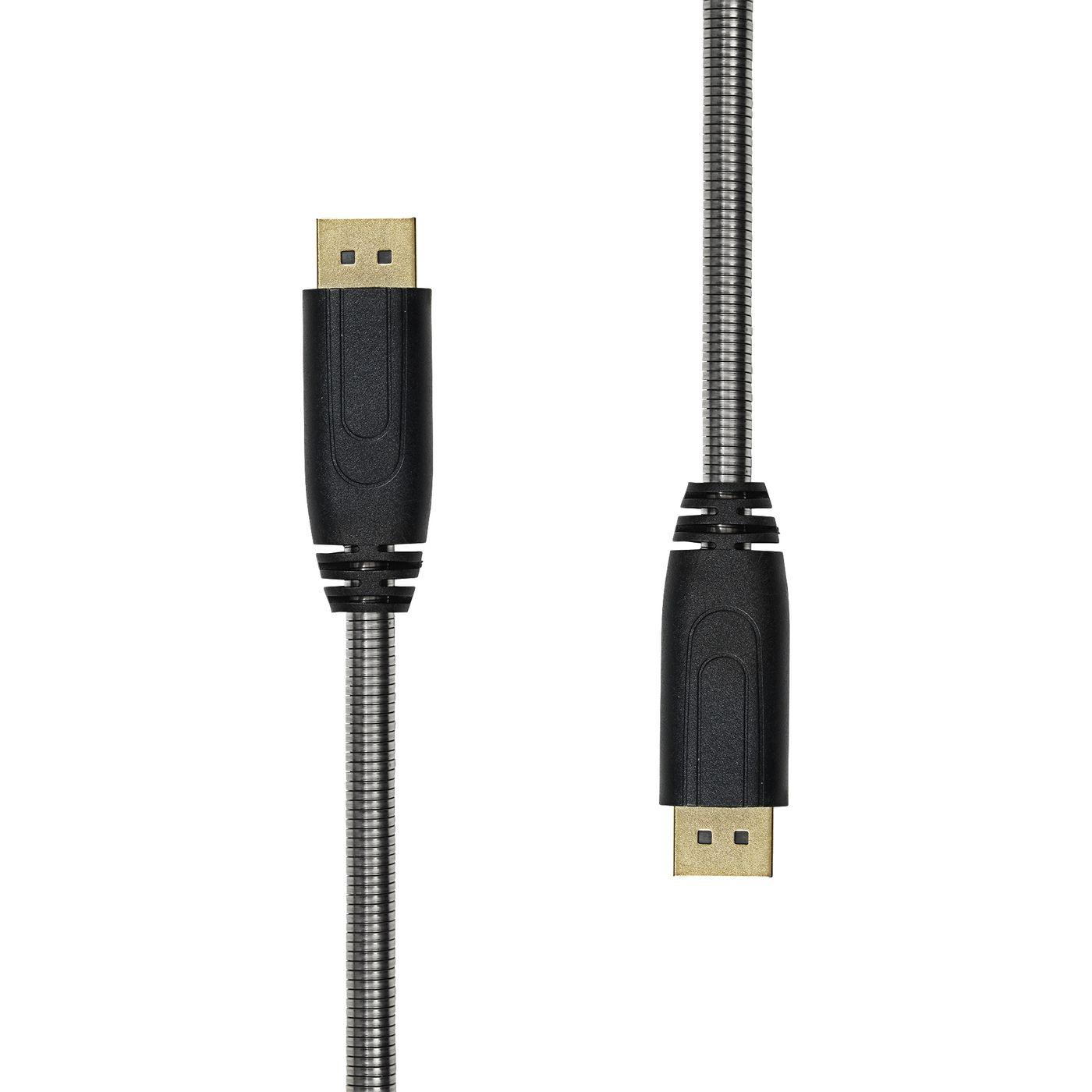 Armored Displayport 1.4 cable - 5M - Warranty: 360M