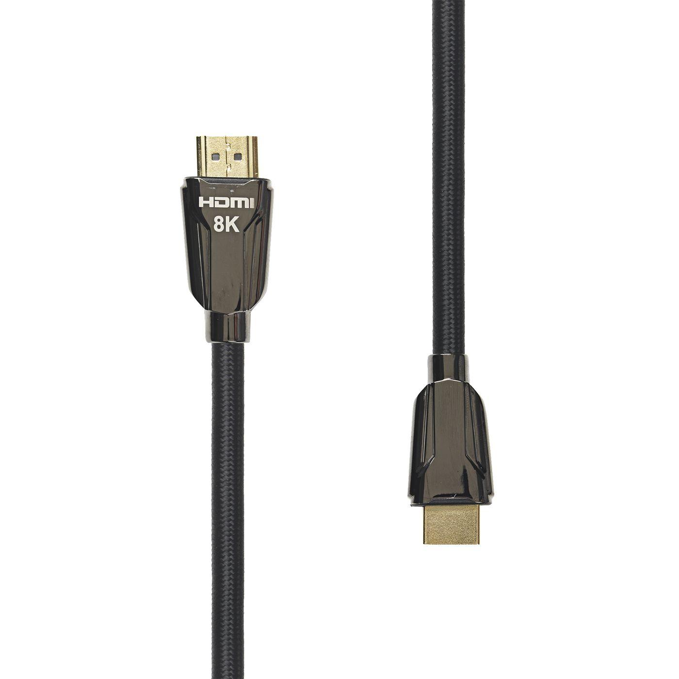 HDMI 2.1 8K BRAIDED Cable 3M - Warranty: 360M