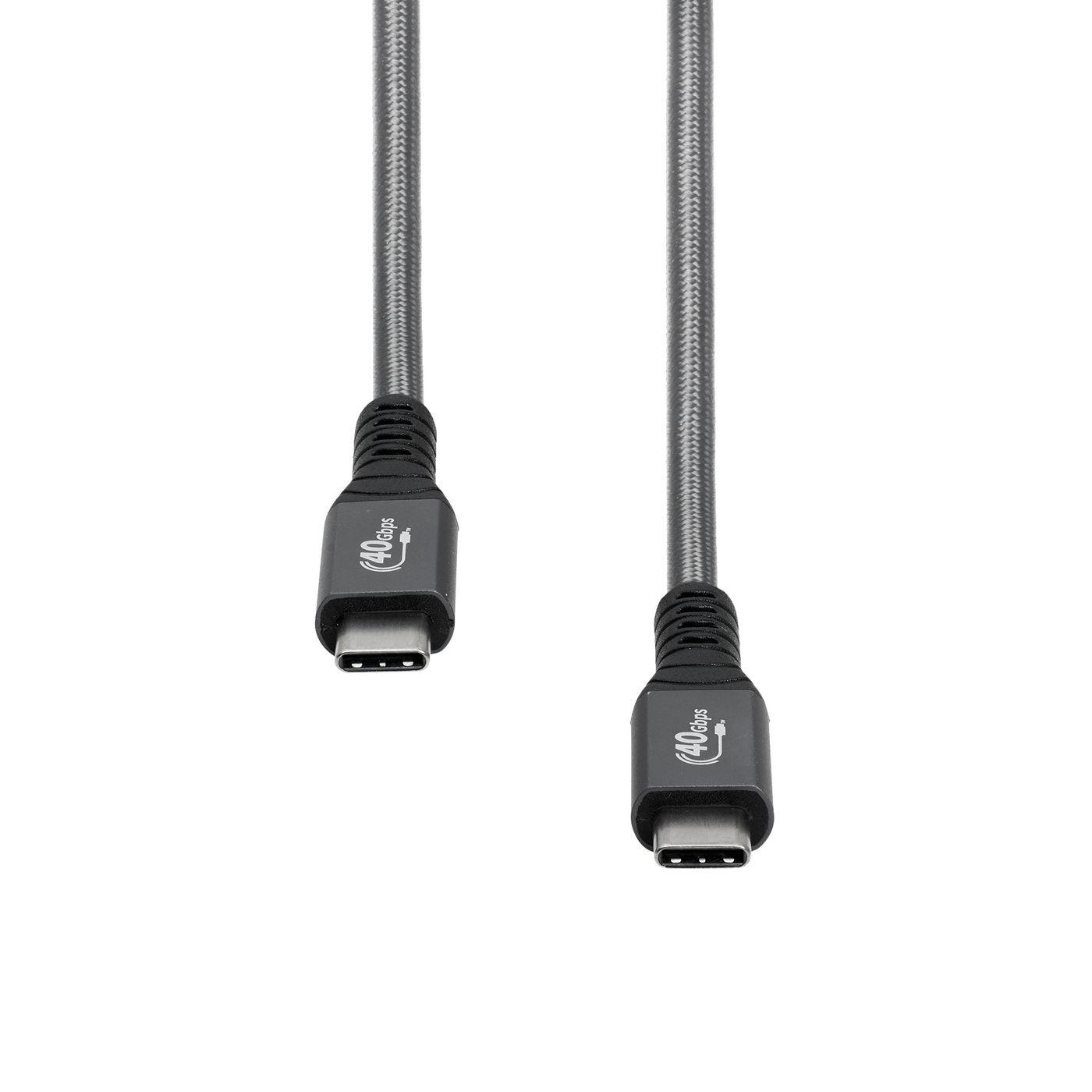 USB4 Cable Gen. 3x2 40Gbps - 100W 1M - Warranty: 360M