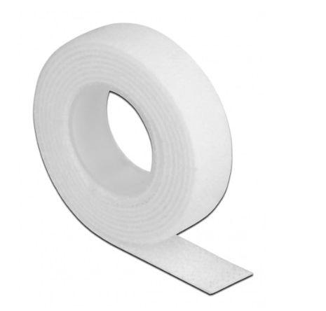 Hook and Loop Roll 25m x 10mm - White - Warranty: 36M