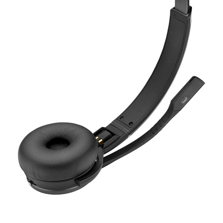 EPOS | SENNHEISER IMPACT SDW 5063 - EU Auricolare Wireless A Padiglione Nero, Argento