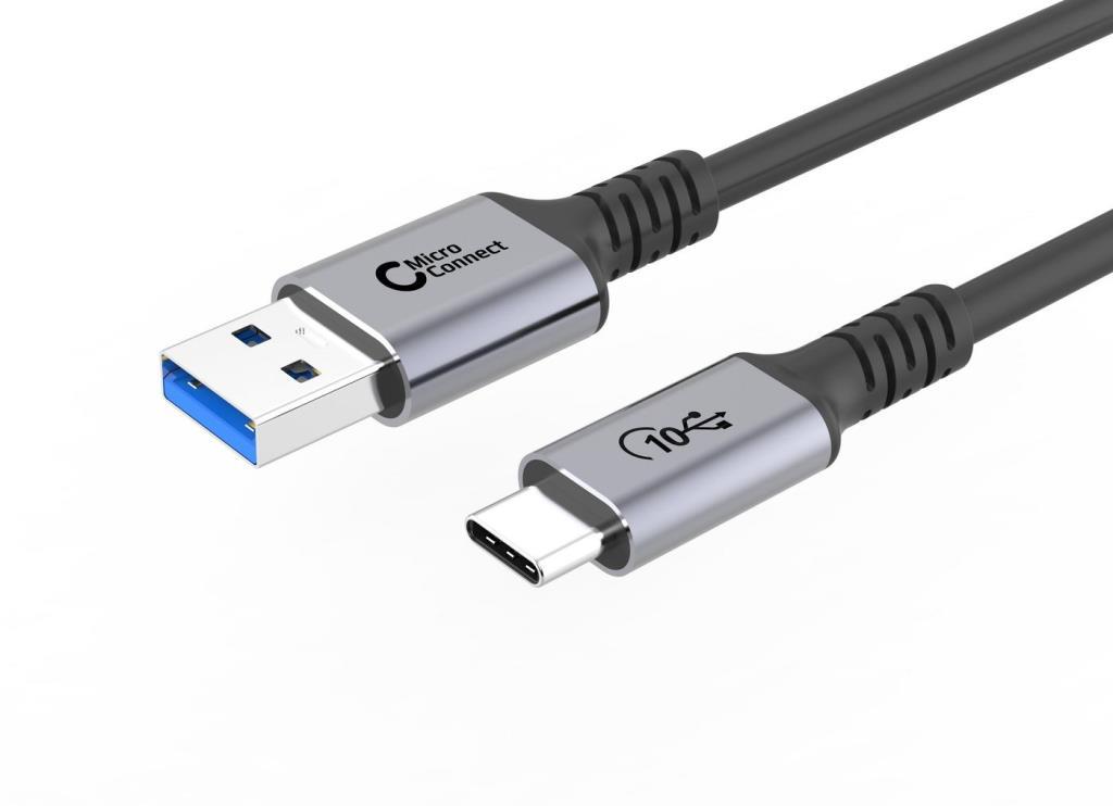 Cavo USB 3.2 Tipo C a USB 3.2 type A, 10Gbit/s, 2 mt , nero