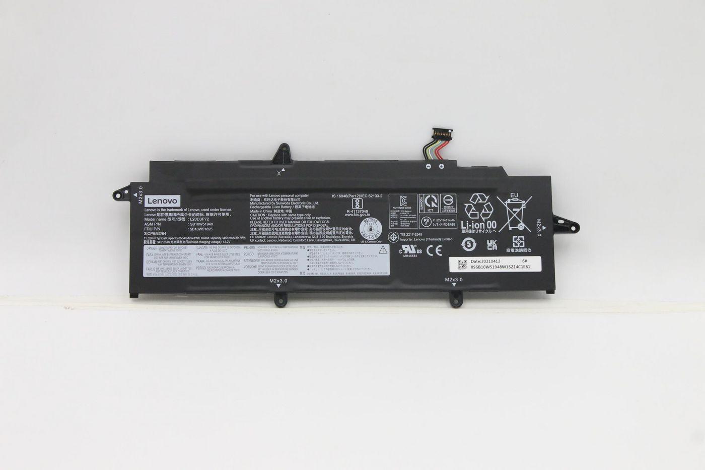 Internal,3c,41Wh,LiIon, SWD - Warranty: 3M