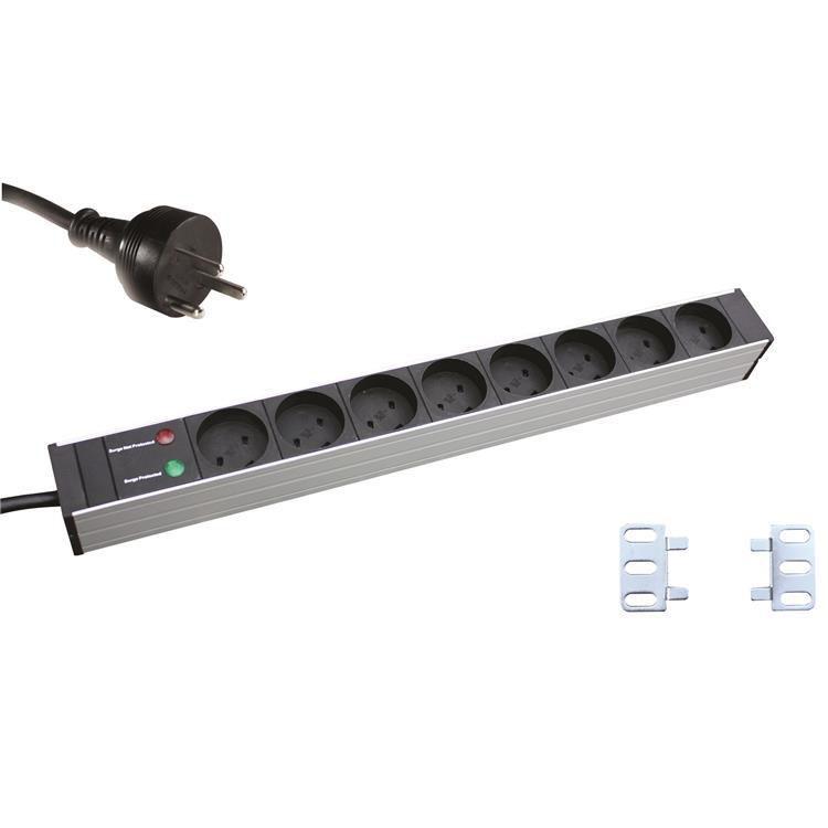 Pdu in alluminio da 19" a 8 vie K-It