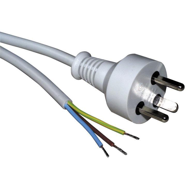 ROLINE 30.16.9037 cavo di alimentazione Bianco 6 m DK-EDB (Power Cable White 6 M Dk-Edb - Warranty: 12M)