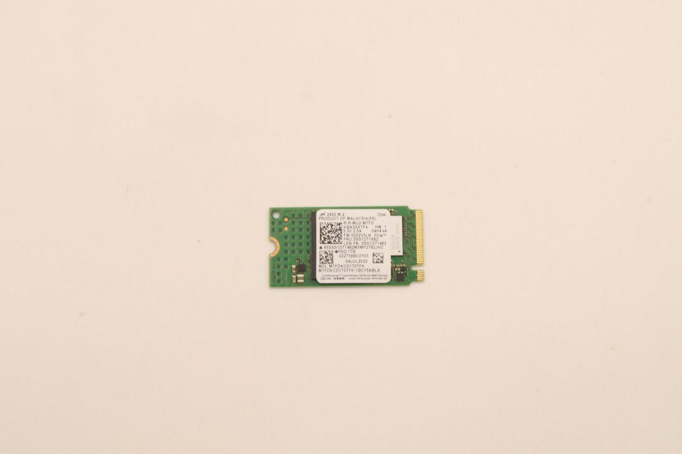 SSD_ASM - 1TB,M.2,2242,PCIe4x4,Mic,OP - Warranty: 3M