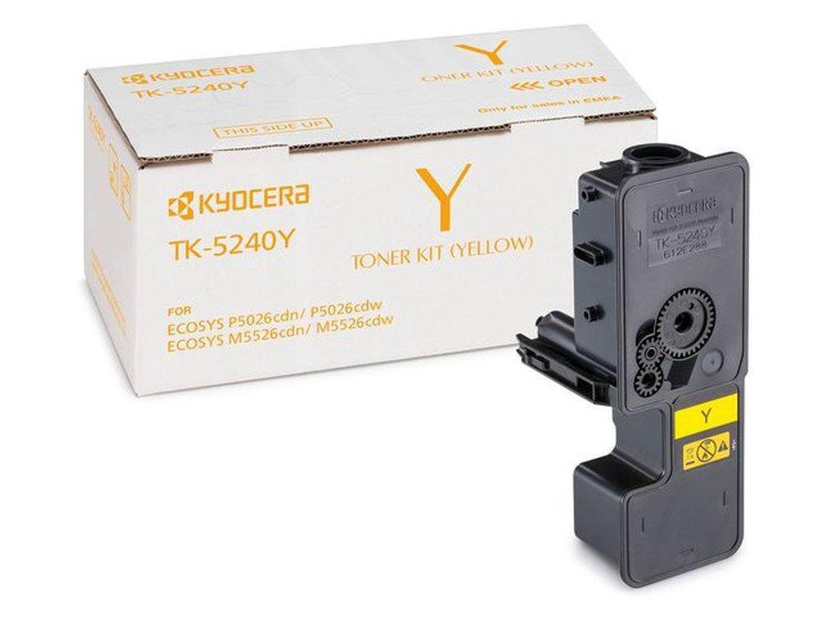 KYOCERA TK-5240 cartuccia toner 1 pz Originale Giallo (Tk-5240Y Toner Cartridge 1 - Pc[S] Original Yellow - Warranty: 12M)