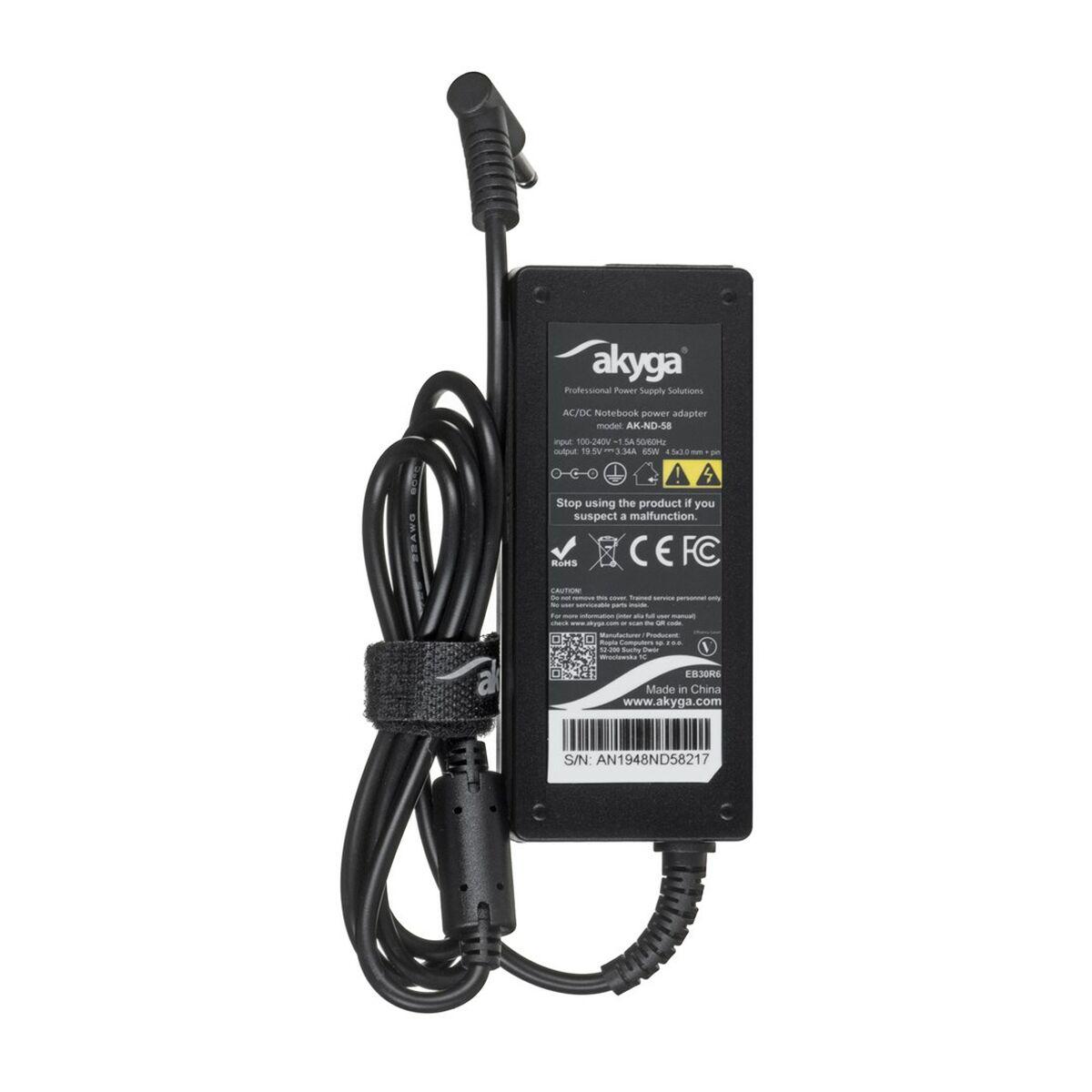 Carica batteria portatile Akyga AK-ND-58 65 W