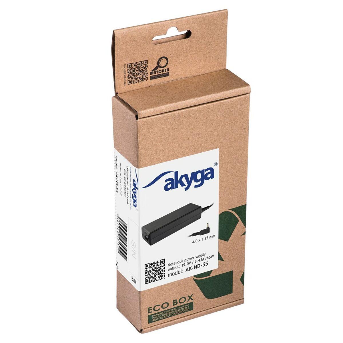 Carica batteria portatile Akyga AK-ND-55 65 W