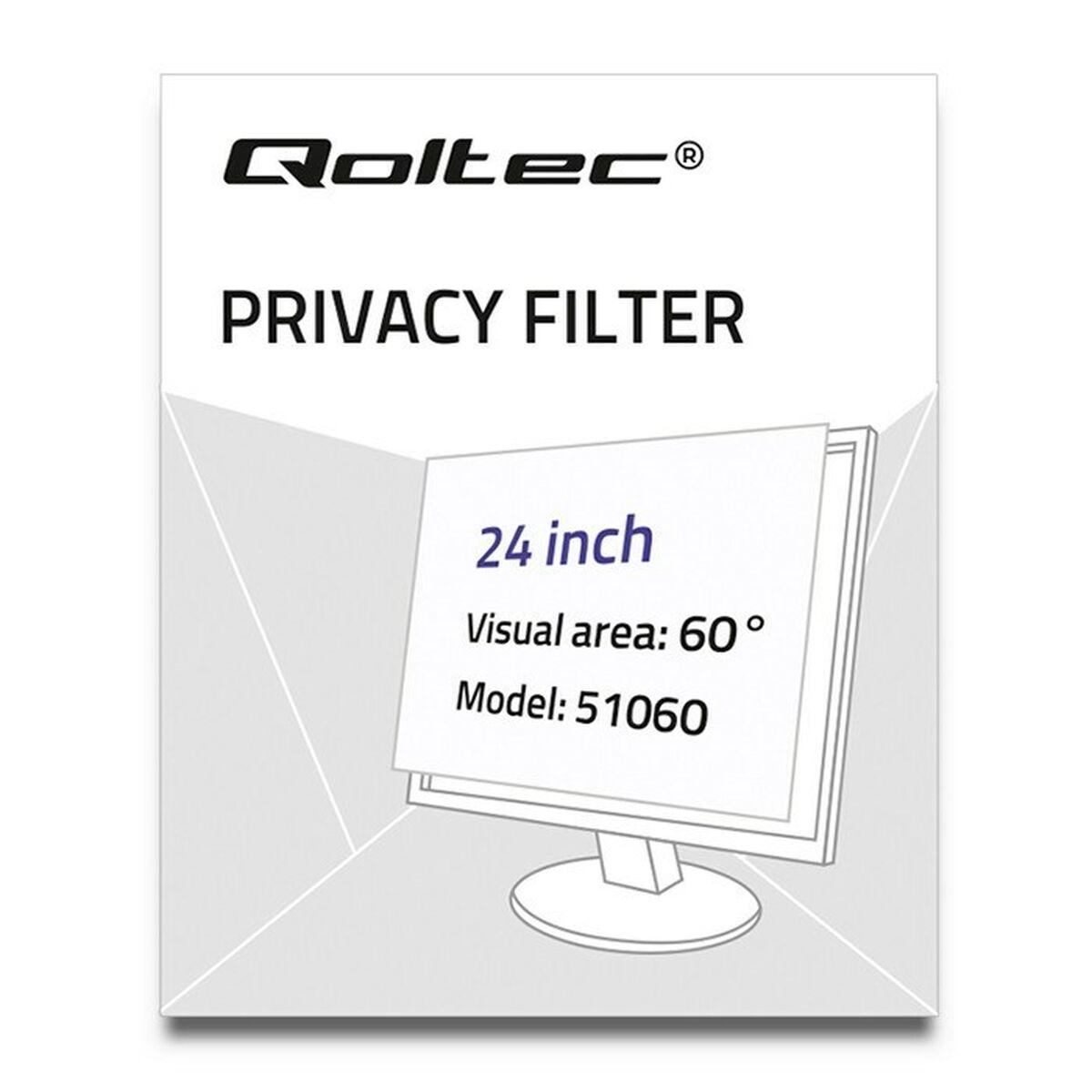 Filtro Privacy tramite monitor Qoltec 51060