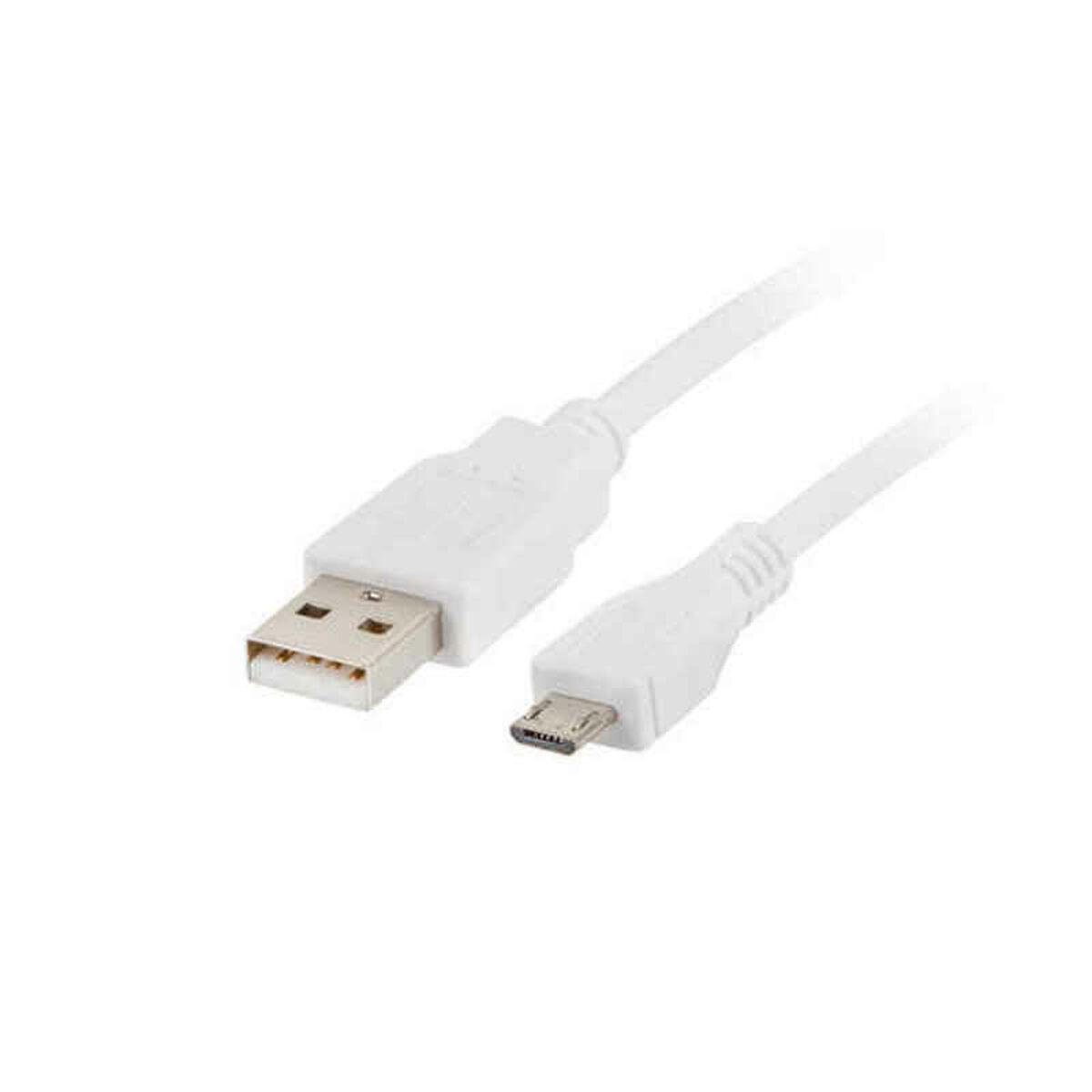 Cavo Micro USB Lanberg Bianco