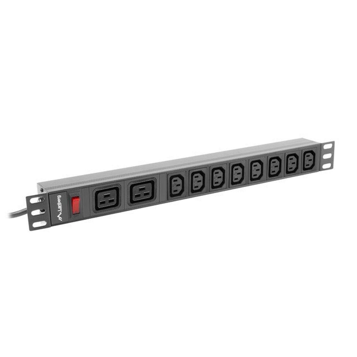 Ciabatta Multipresa Lanberg PDU-02I1908I-0200-C20-BK (2 m)