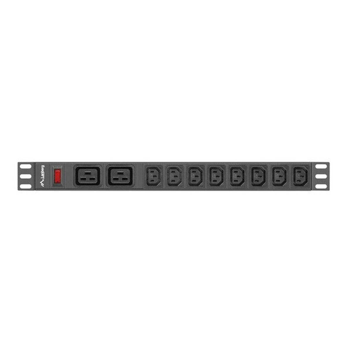 Ciabatta Multipresa Lanberg PDU-02I1908I-0200-C20-BK (2 m)