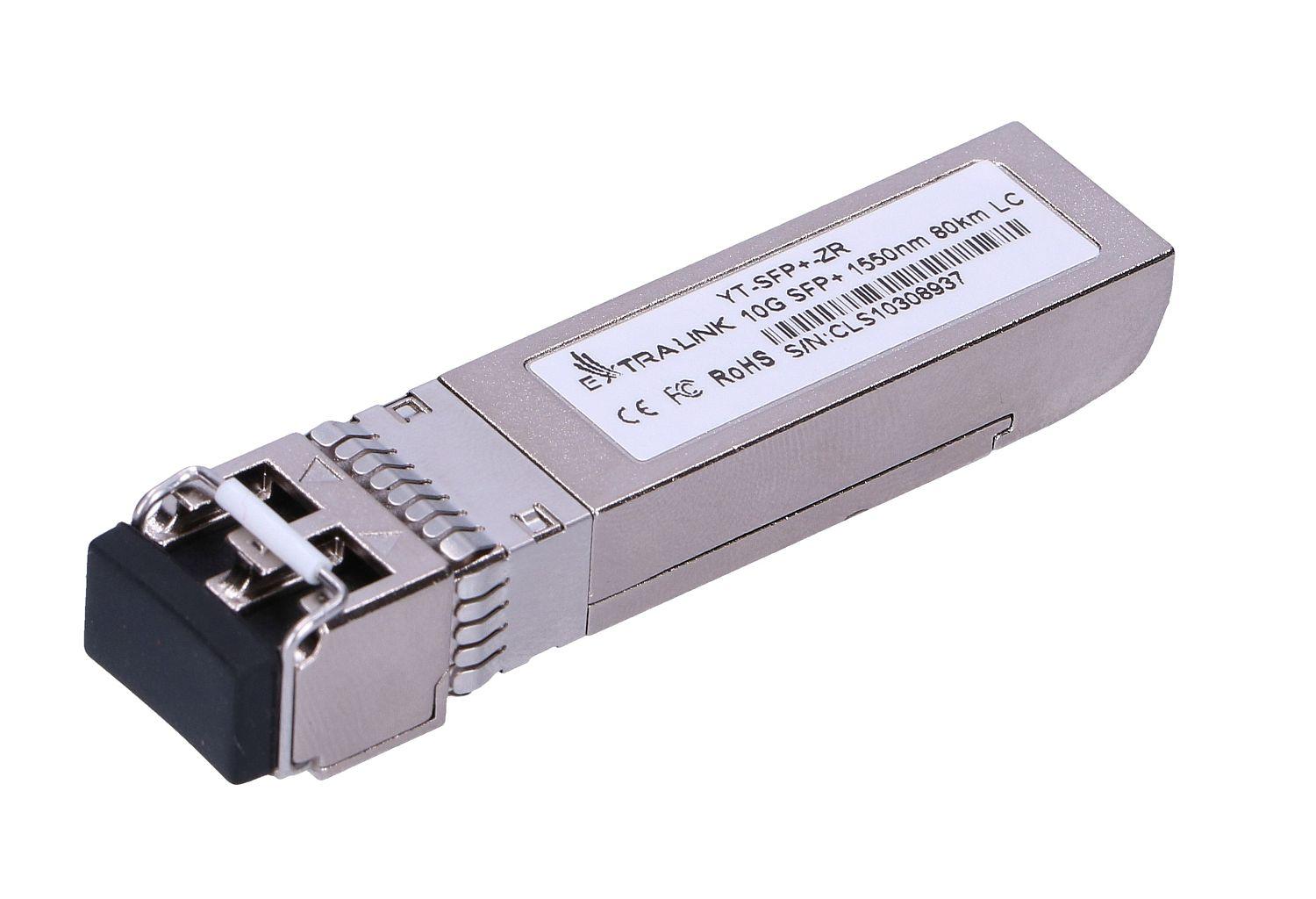 Extralink SFP+ 10G | Modulo SFP+ | 10Gbps, LC/UPC, 1550nm, 80km, single mode, DOM