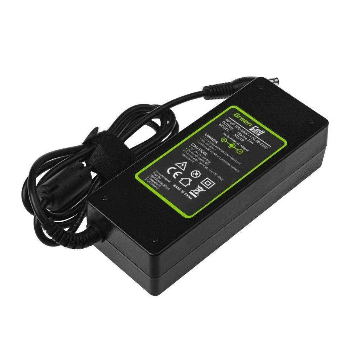 Green Cell Pro Charger for Samsung NP-P50 etc., 19V 4.74A 90W - Black