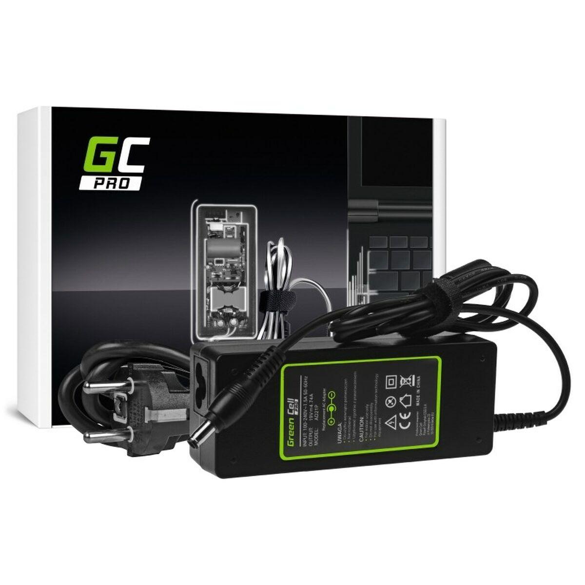 Green Cell Pro Charger for Samsung NP-P50 etc., 19V 4.74A 90W - Black