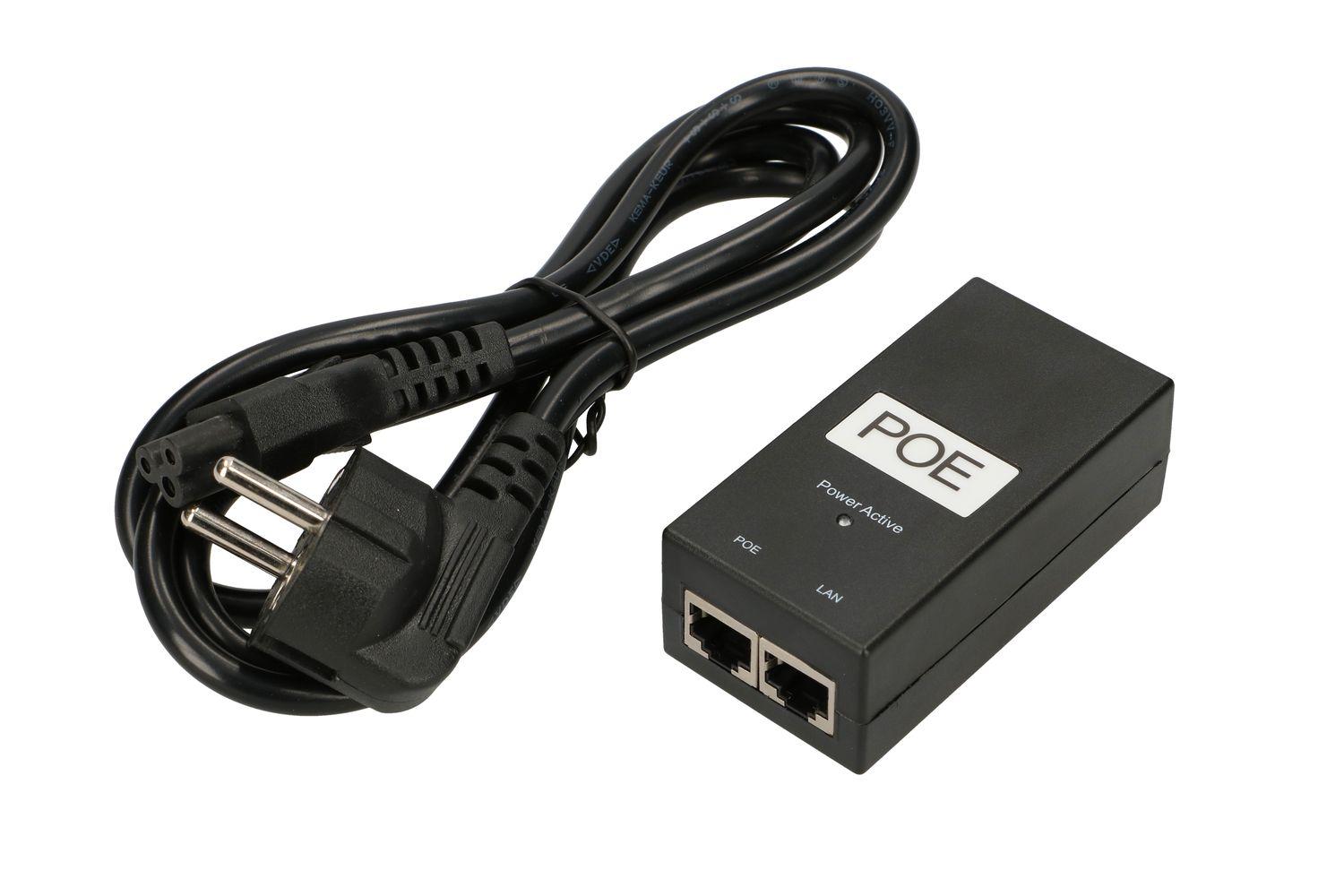 EXTRALINK POE-24-12W 24V 12W 0.5A POWER ADAPTER WITH AC CABLE