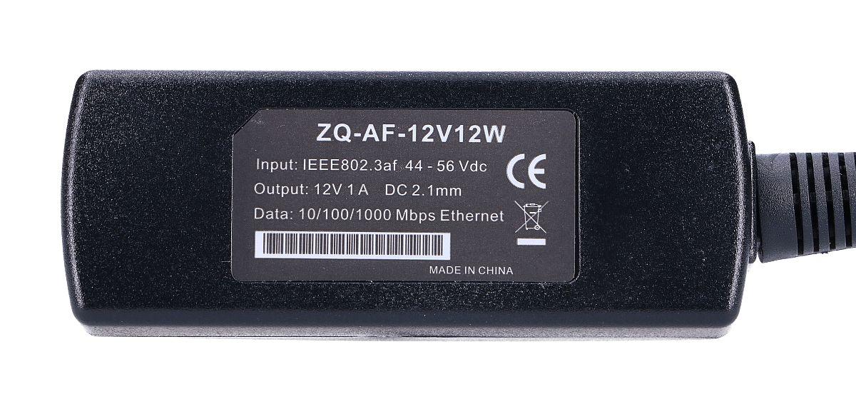 Extralink | Convertitore DC-DC | 48V-12V 1A, Gigabit PoE