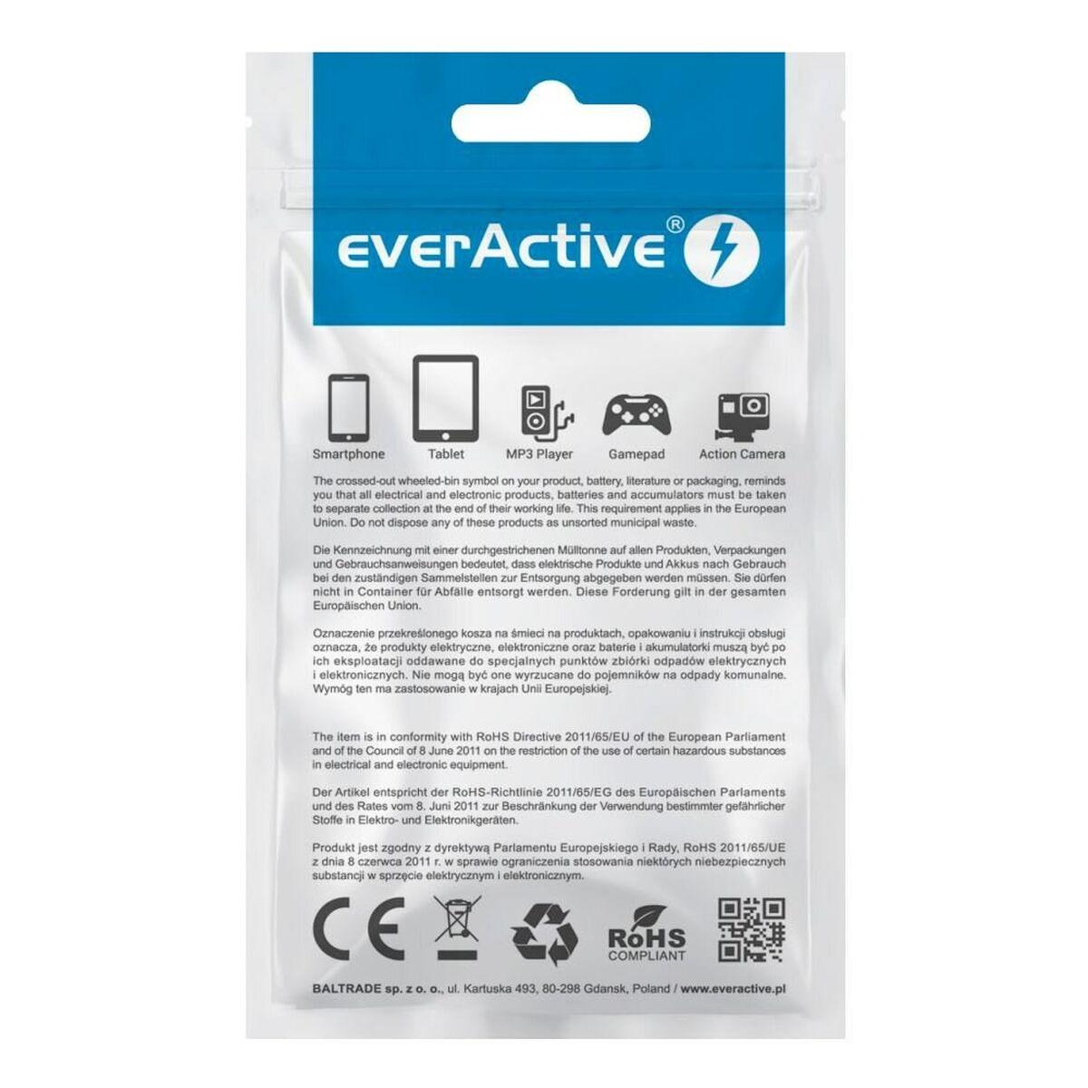 Cavo USB C EverActive CBB-1CB Nero 1 m