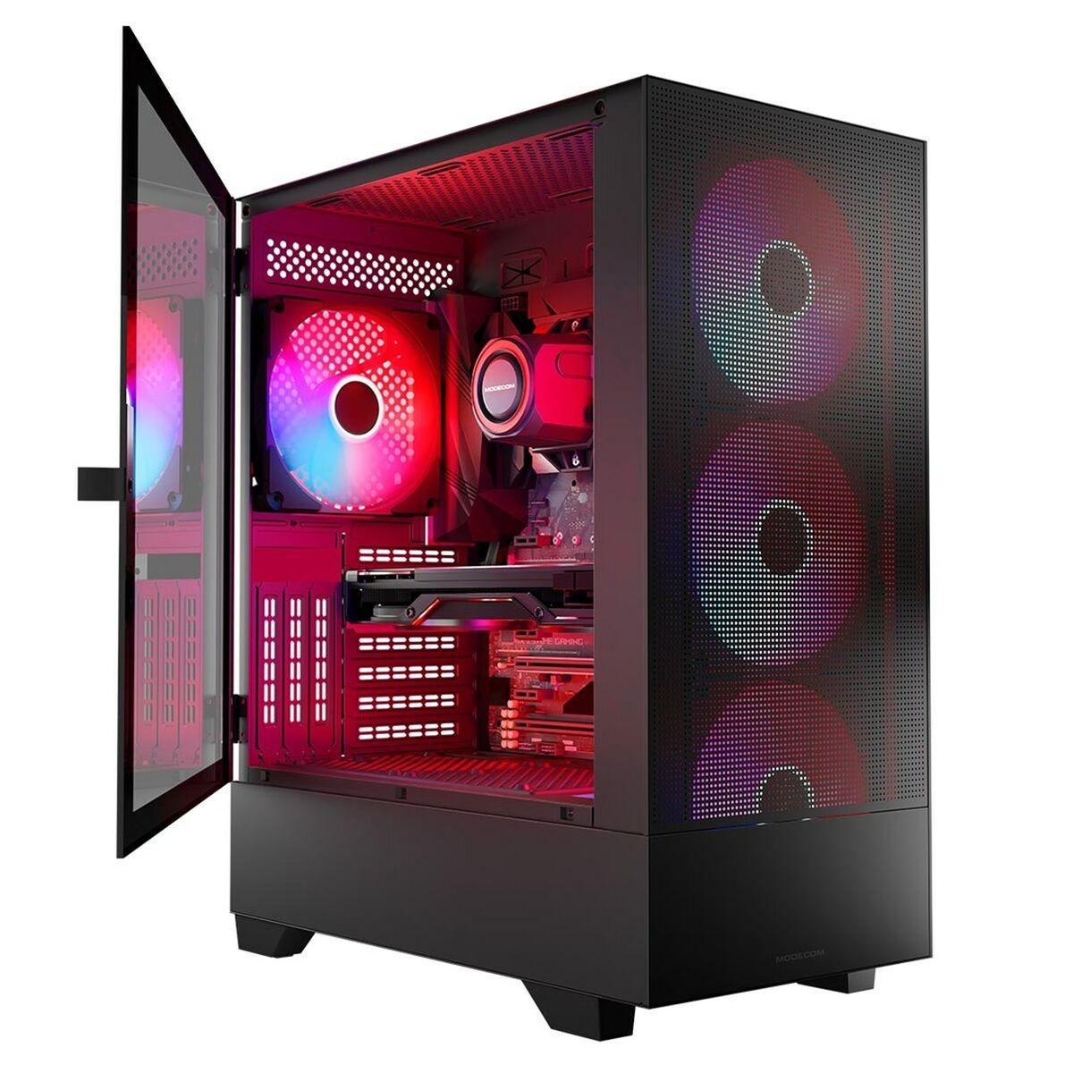 Case computer desktop ATX Modecom AT-SIROCO-MG-10-00ARGB-0002 Nero