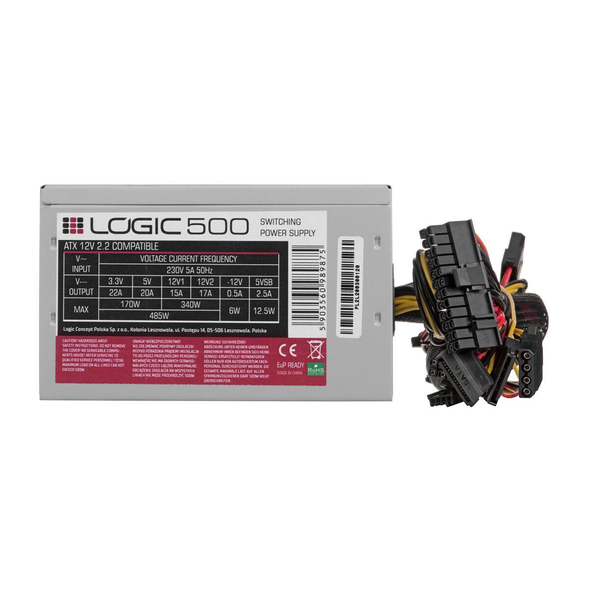 Fonte di alimentazione Modecom ZAS-LOGI-LC-500-ATX-PFC ATX 500 W