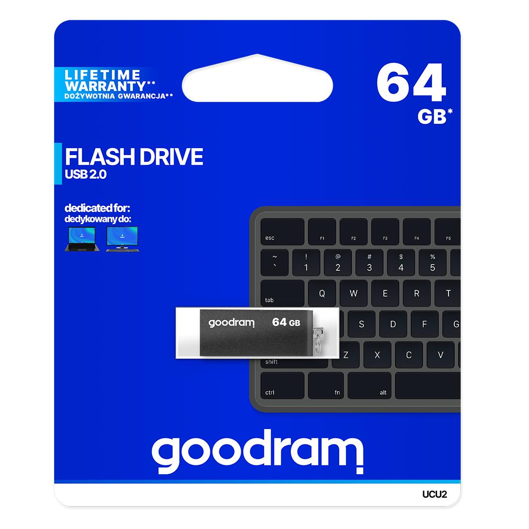 Pendrive GoodRAM 64GB UCU2 USB 2.0 - retail blister