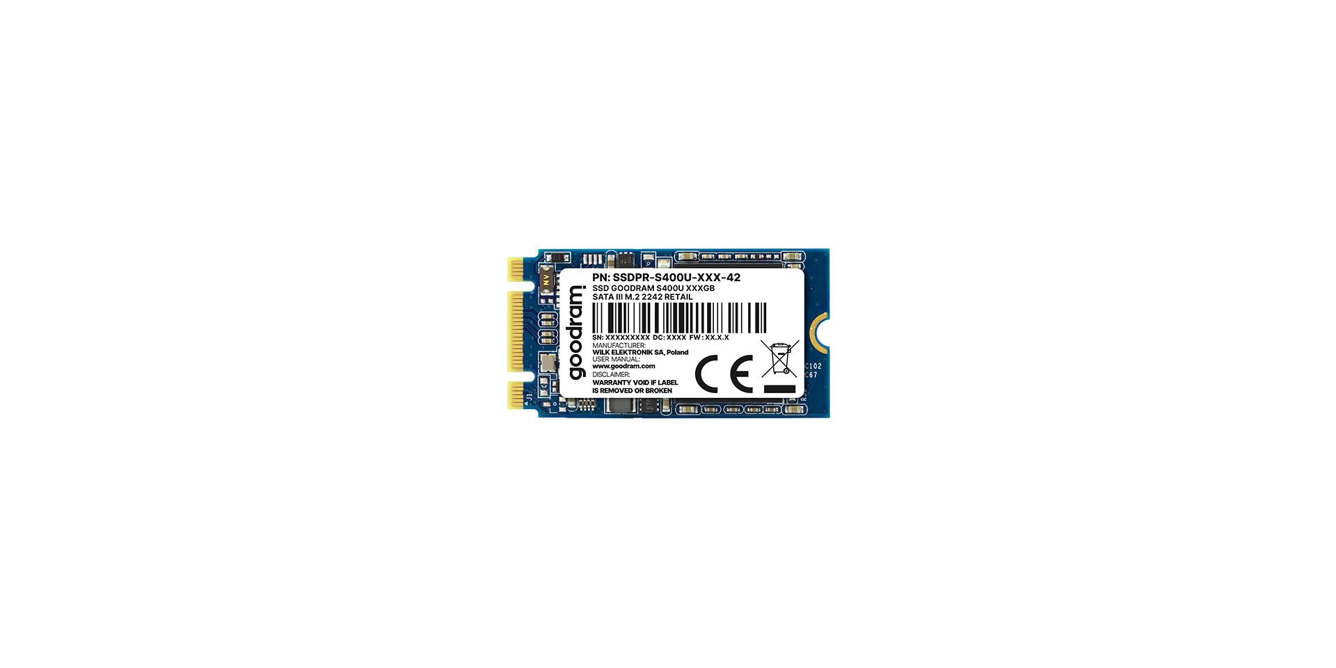 SSD GoodRAM S400U SATA III M.2 2242