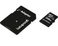 microSD 256GB CARD class 10 UHS I + adapter - retail blister