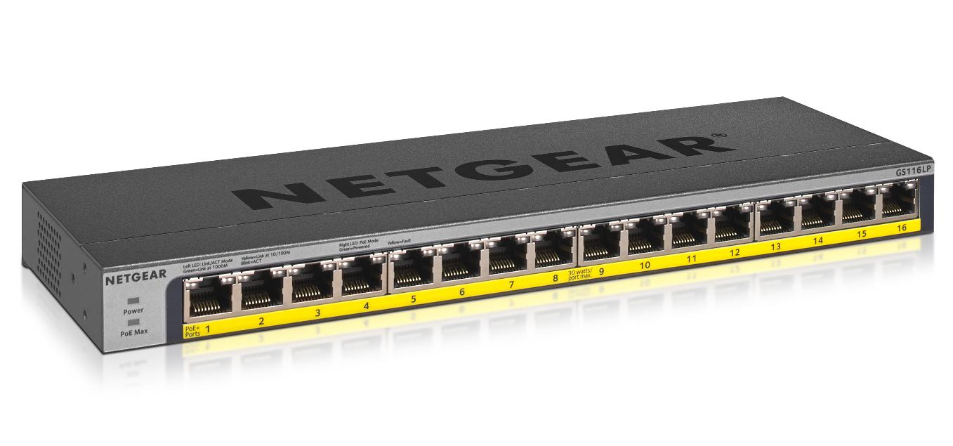 SWITCH 16 GIGABIT POE+ 76W