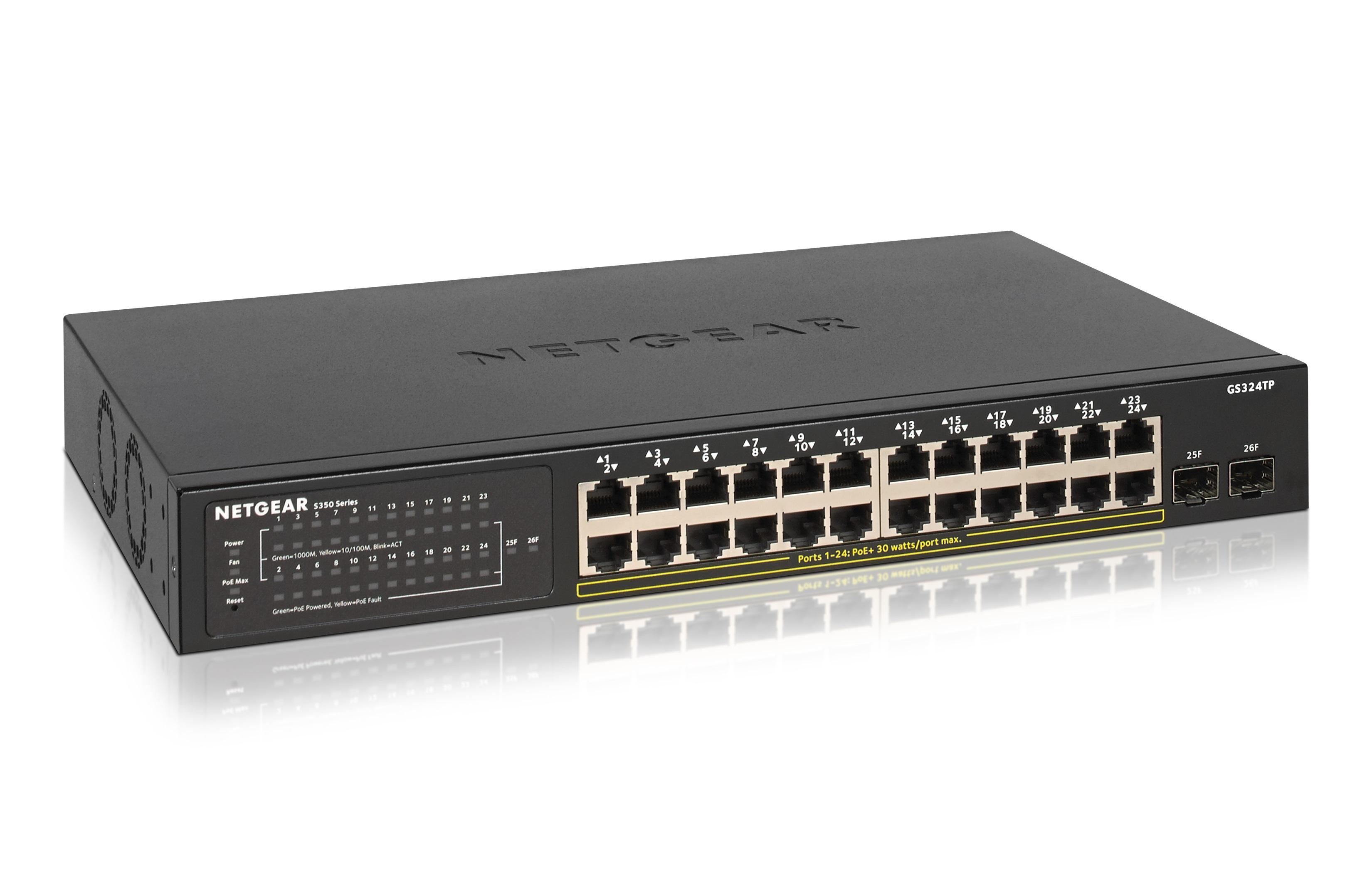 SWITCH 24P GIGABIT POE + SMART MANAGED PRO 2P SFP