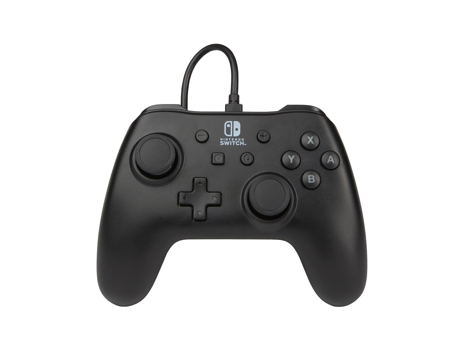 Controller PowerA per Nintendo Switch (cablato, nero, licenziato ufficialmente)