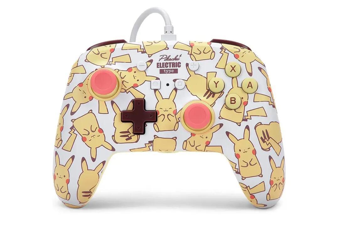 Controller PowerA per Nintendo Switch Pikachu Blush migliorato