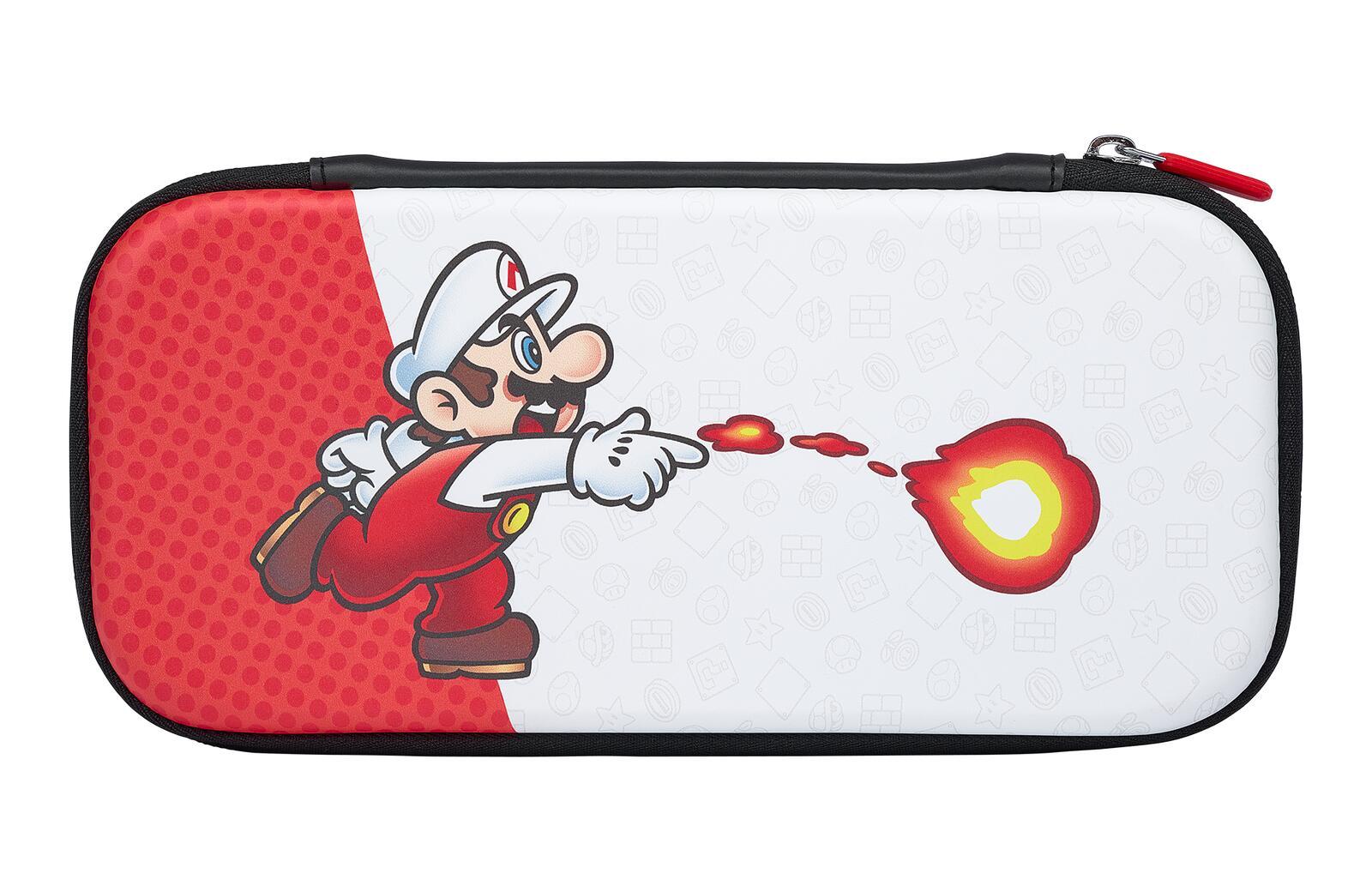 PowerA Slim Etui per Nintendo Switch o Lite (Modello OLED, Mario Fireball, Licenza ufficiale)